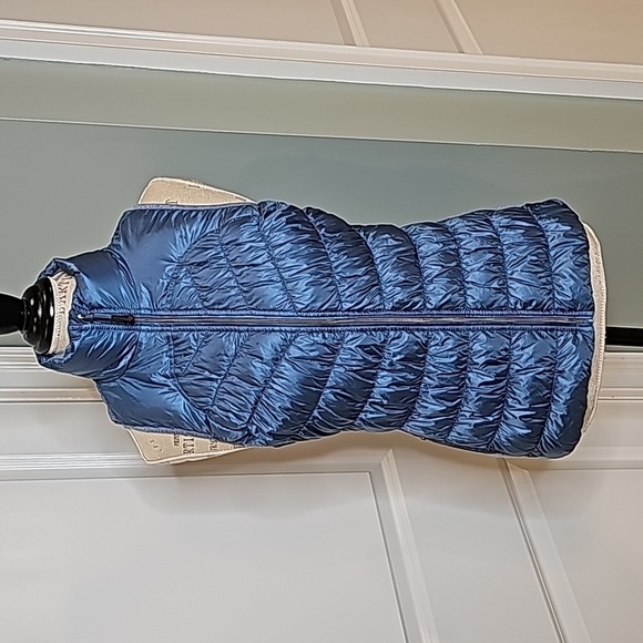 Tangerine Blue Duck Down Puffer Vest - Size Small - Picture 2 of 7